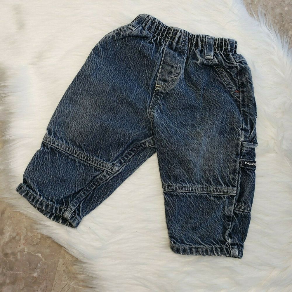 VTG BABY B'GOSH Oshkosh B’Gosh Carpenter Jeans - Picture 1 of 5